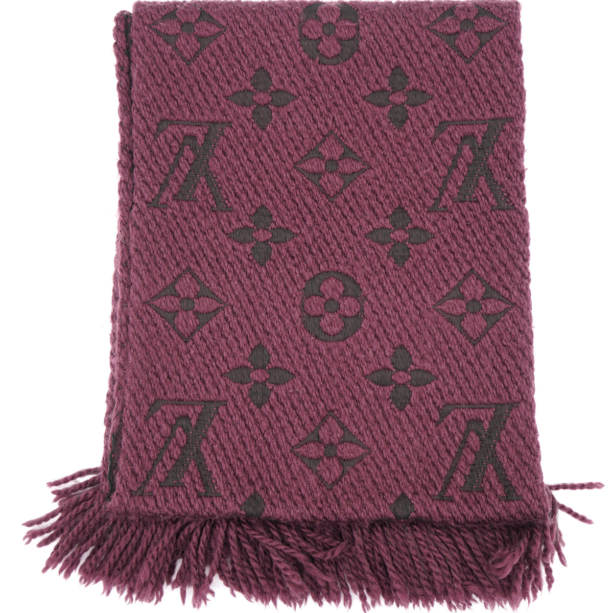 Louis Vuitton Wool Silk Logomania Scarf Cherry – STYLISHTOP