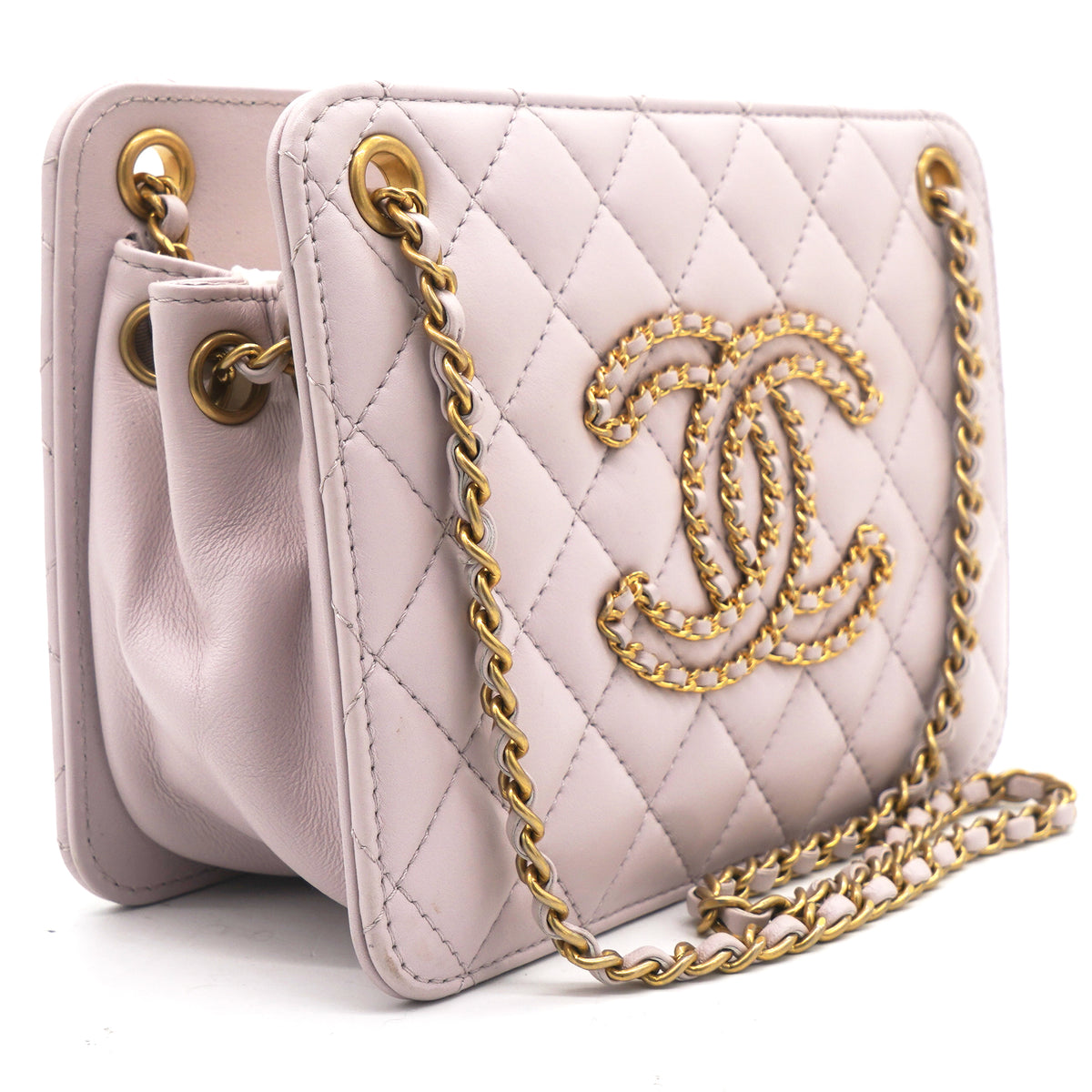 Accordion handbag online chanel