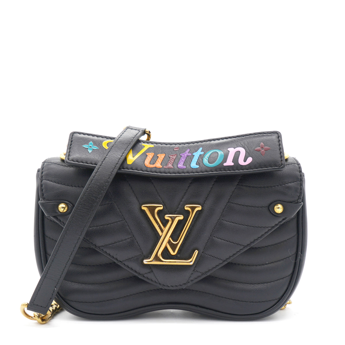 Louis Vuitton 2018 pre-owned New Wave Chain Shoulder Bag - Farfetch