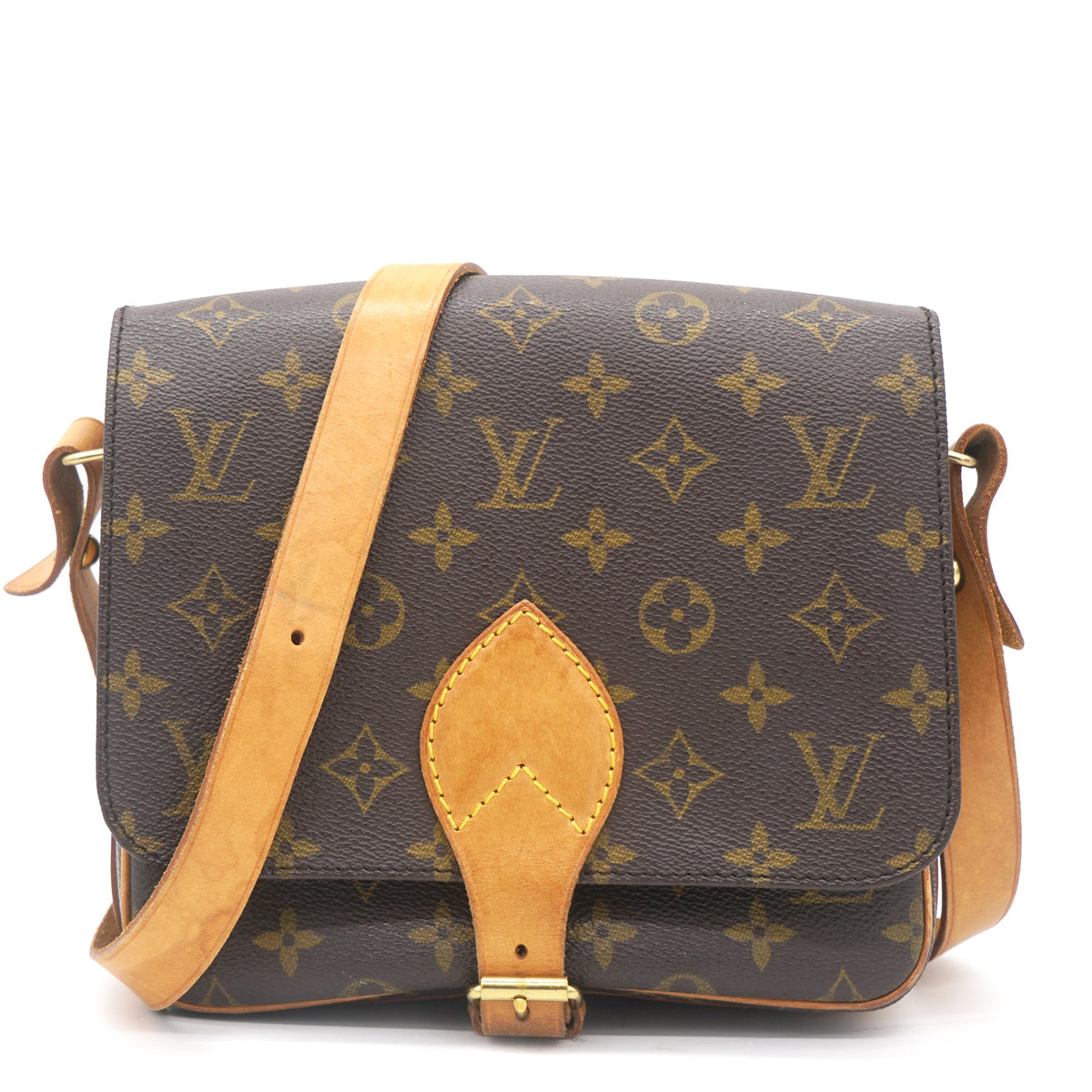 Vintage Louis Vuitton Cartouchiere Monogram Canvas Crossbody