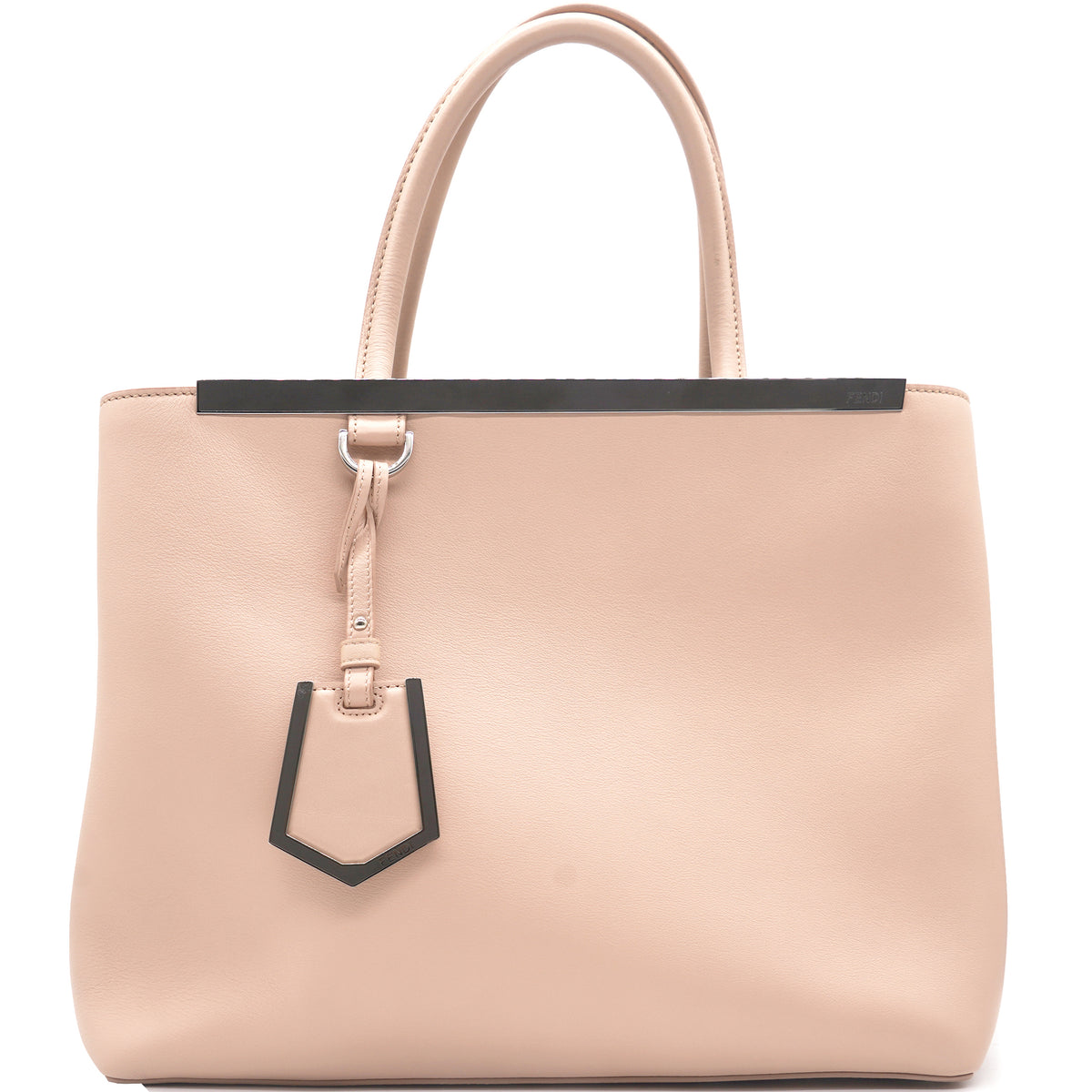 Fendi petite 2jours leather on sale tote