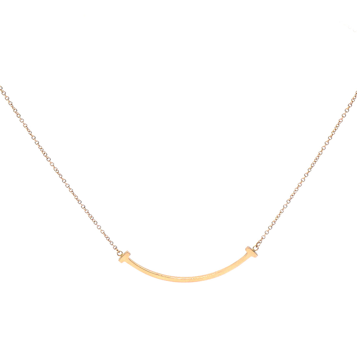 Tiffany co deals smile necklace