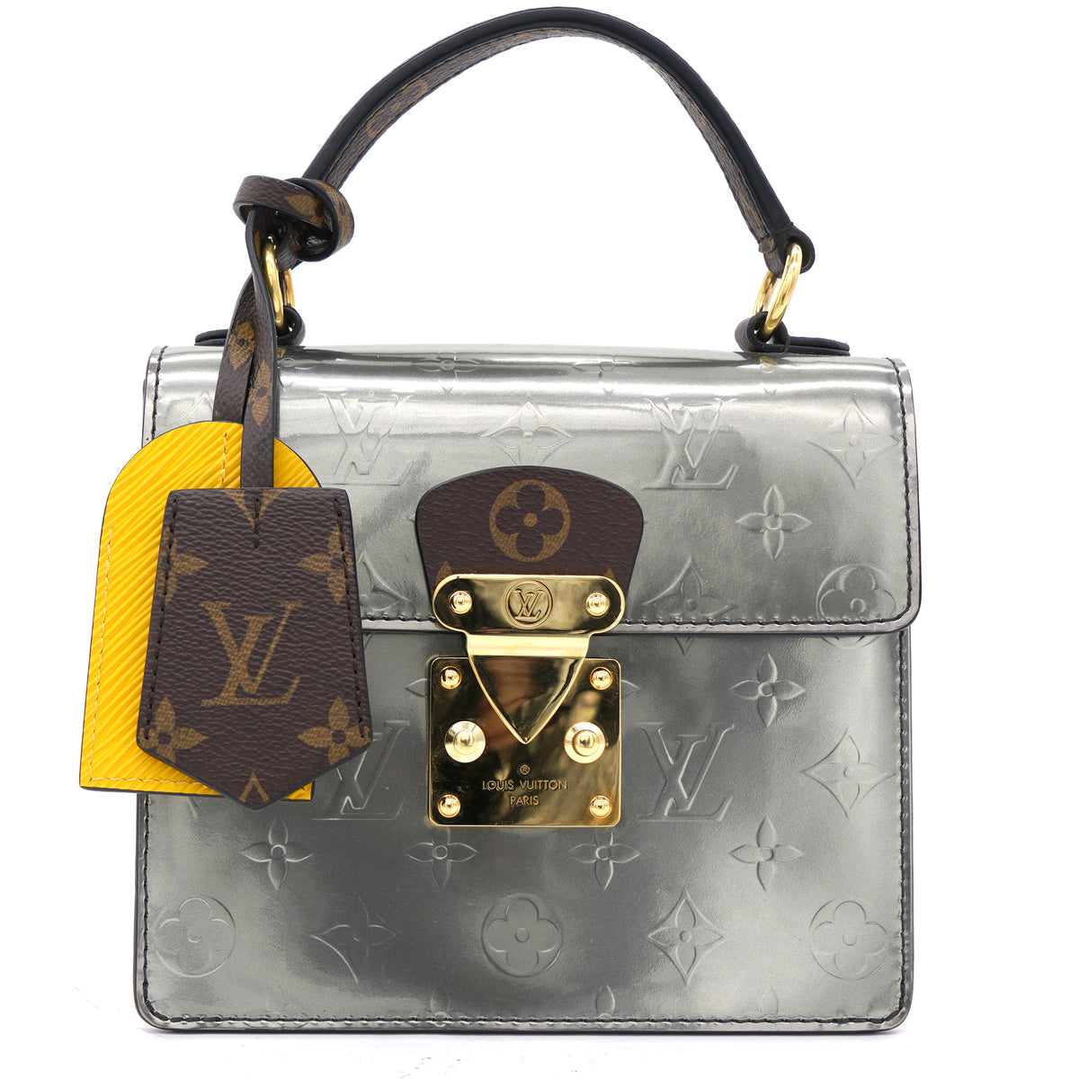 Louis Vuitton Monogram Vernis Spring Street Metallic Black – STYLISHTOP