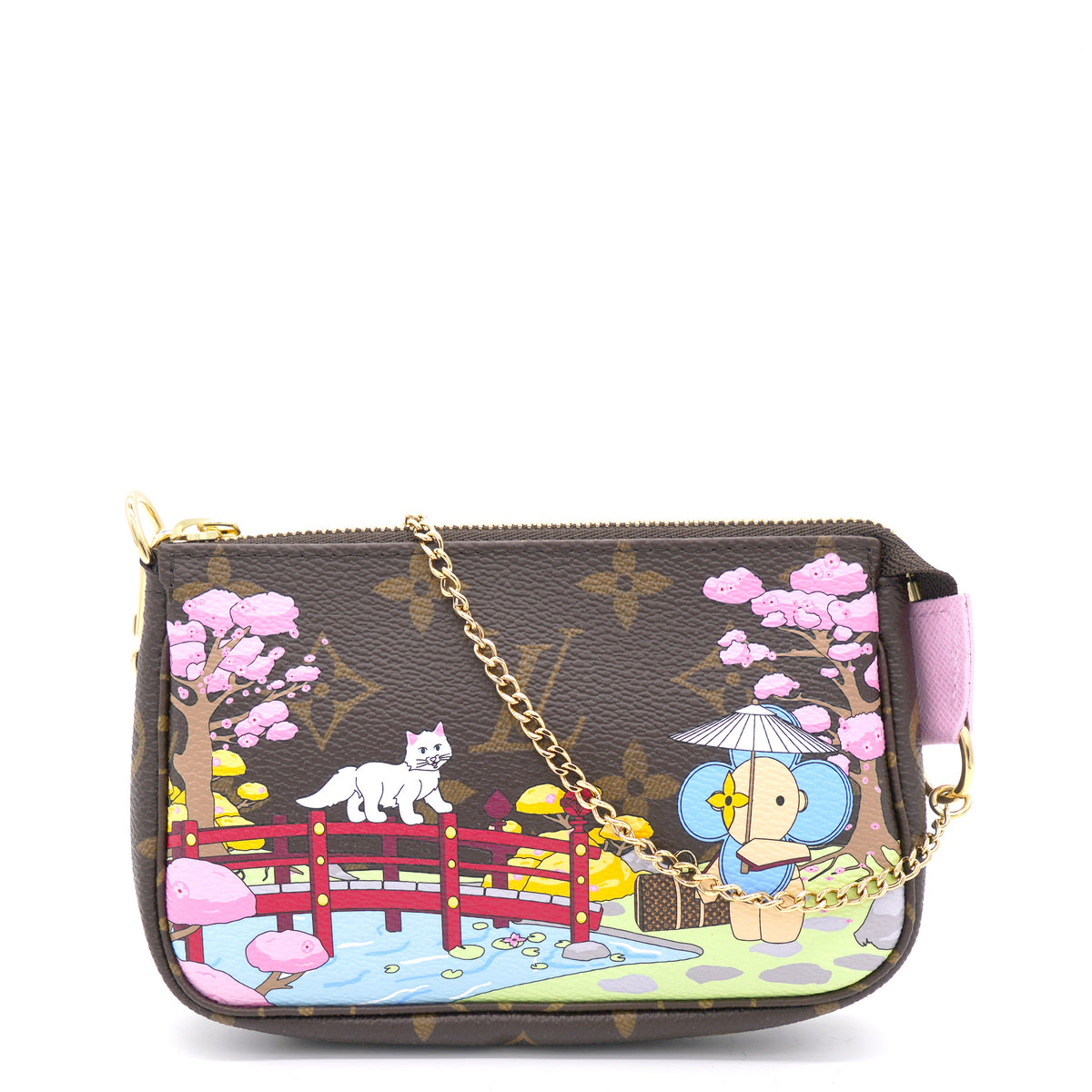 Louis Vuitton, Accessories, Louis Vuitton 222 Vivienne Holiday Animation  Mini Pochette Japan