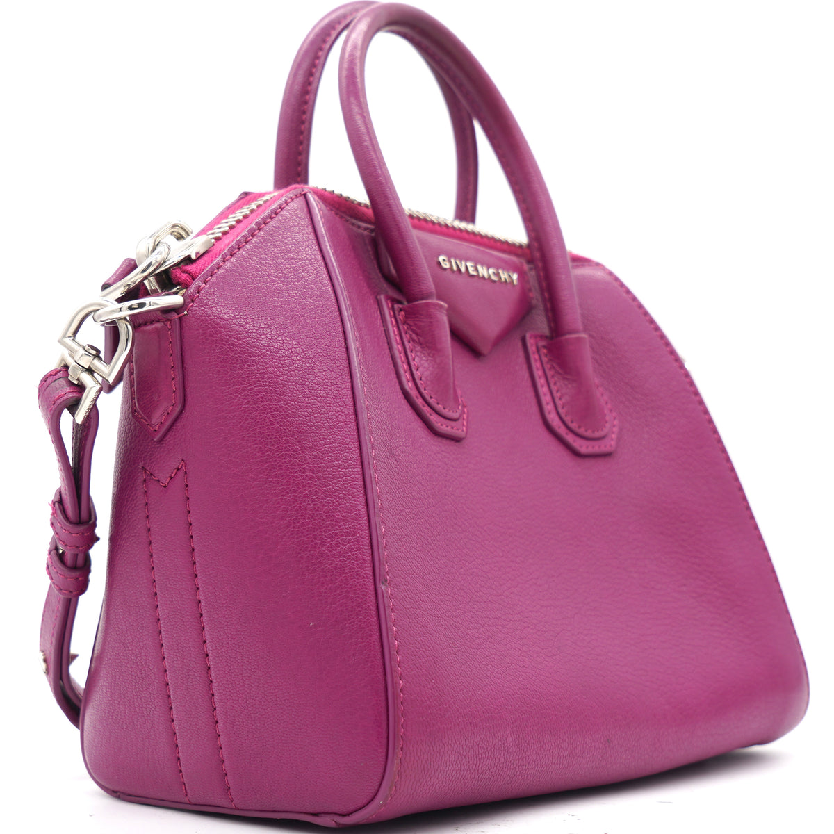 Givenchy Antigona Small Sugar-leather Tote in Purple