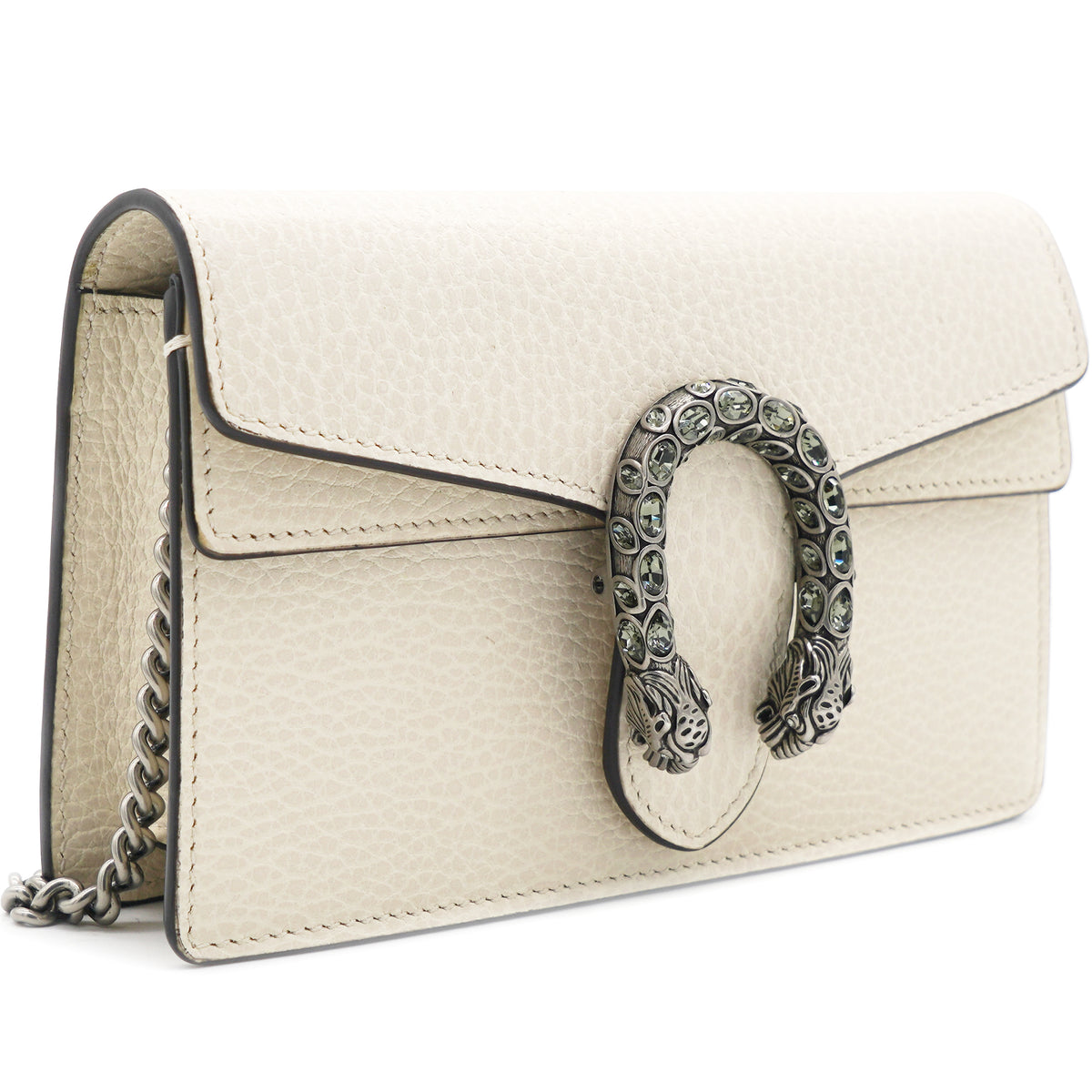 Dionysus super mini textured-leather shoulder bag