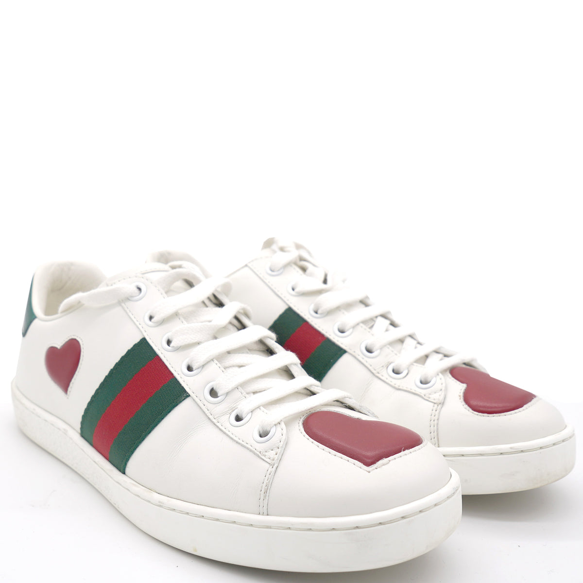 Gucci hot sale trainers heart