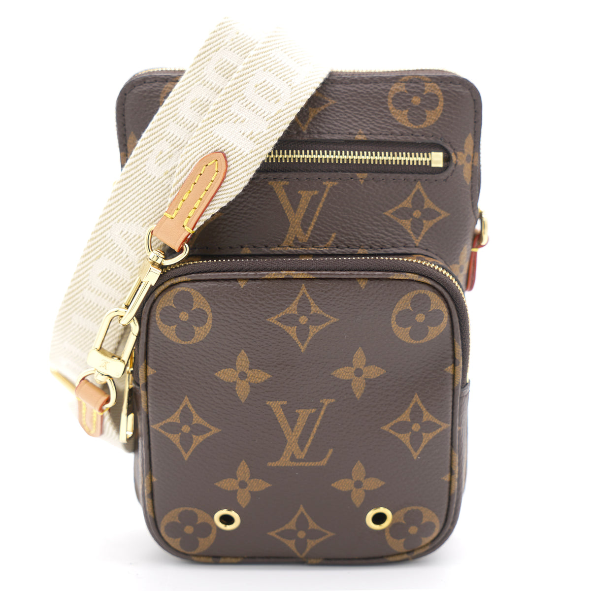 Louis Vuitton Utility Phone Sleeve Bag Monogram Canvas Brown