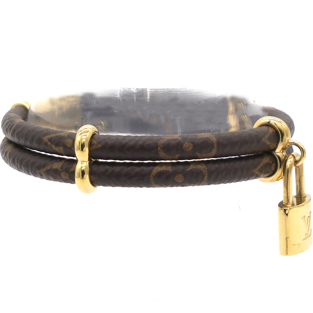 Louis Vuitton Keep It Twice Bracelet Brown Cloth ref.672328 - Joli Closet