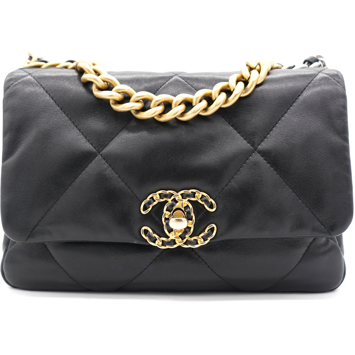 Chanel 19 Small Flap Black Bag STYLISHTOP