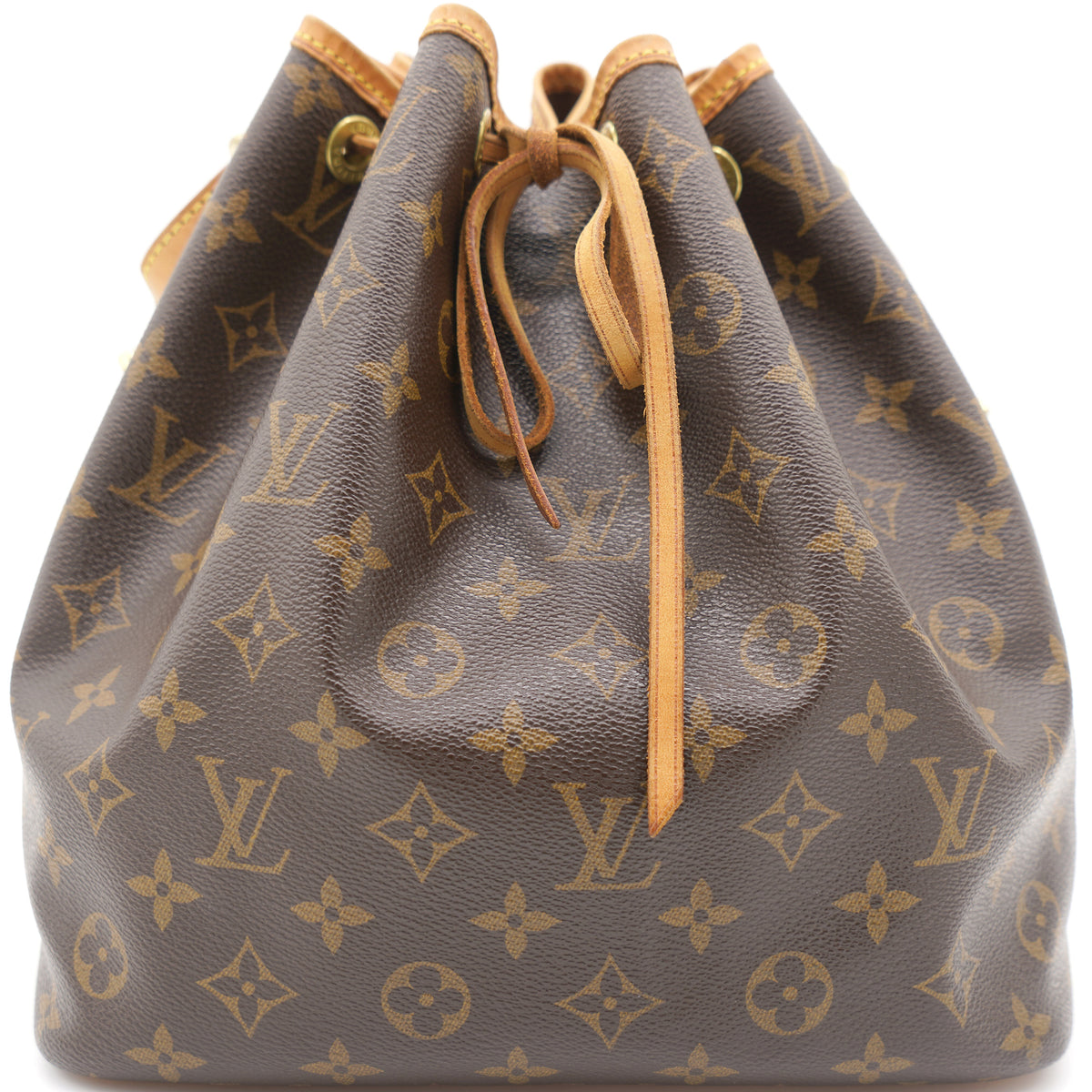 Louis Vuitton Vintage - Monogram Petit Noe - Brown - Monogram Canvas and  Vanchetta Leather Bucket Bag - Luxury High Quality - Avvenice