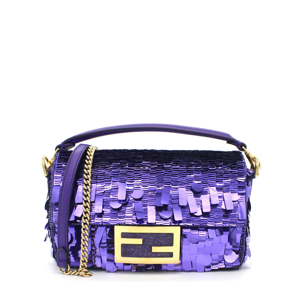 Fendi baguette purple hot sale