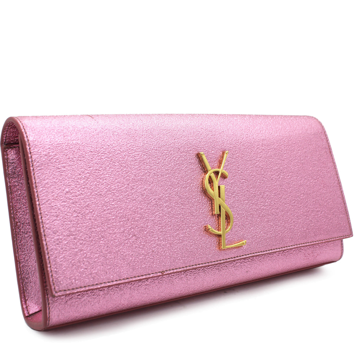 Ysl metallic store clutch