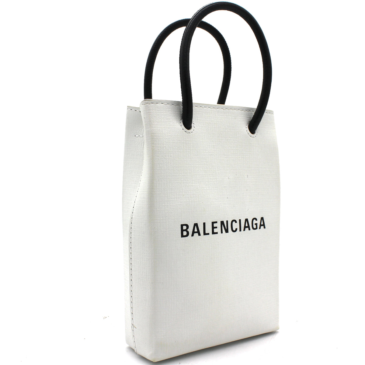 White Balenciaga XXS Shopping Tote Bag – Designer Revival