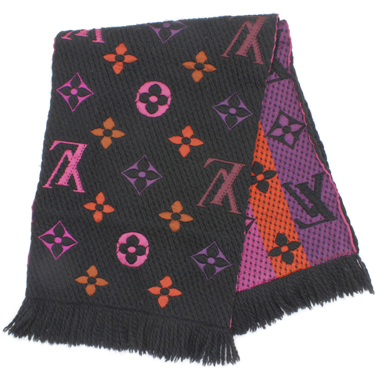 Logomania silk scarf Louis Vuitton Multicolour in Silk - 27925672