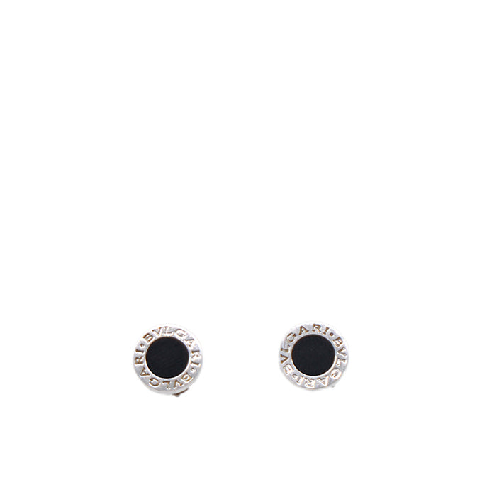 18K White Gold Black Onyx BVLGARI BVLGARI Stud Earrings