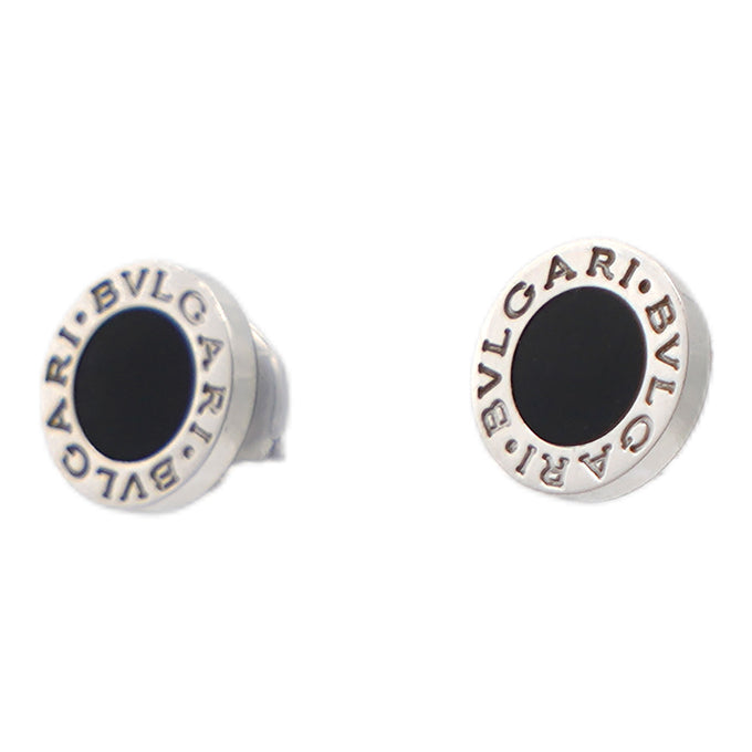 18K White Gold Black Onyx BVLGARI BVLGARI Stud Earrings