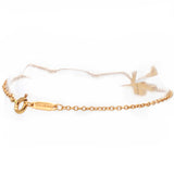 T 18K Rose Gold Single Chain Bracelet