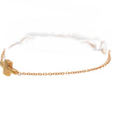 T 18K Rose Gold Single Chain Bracelet