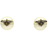 Pearl Tribales Bee Earrings Gold