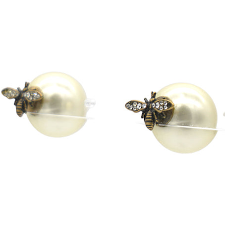 Pearl Tribales Bee Earrings Gold