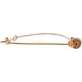 B.Zero Soft Bracelet In 18 Kt Rose Gold With 18 Kt Rose Gold And White Ceramic Pendant