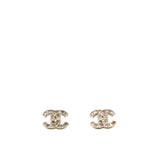 Crystal CC Earrings Gold