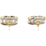 Crystal CC Earrings Gold