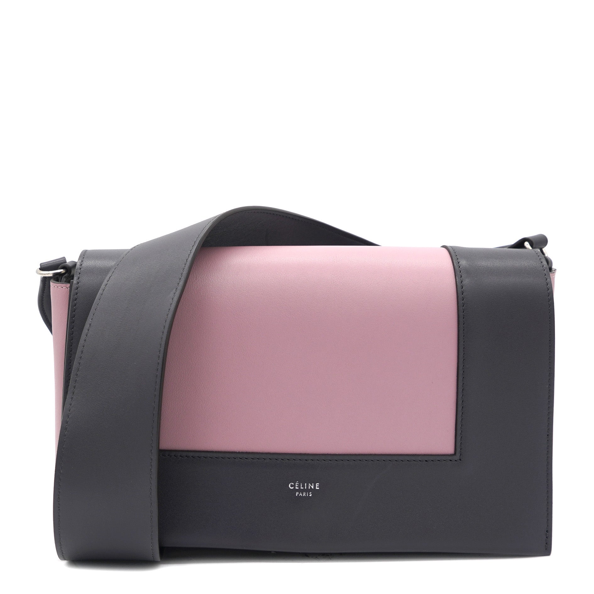 Grey and pink handbag online