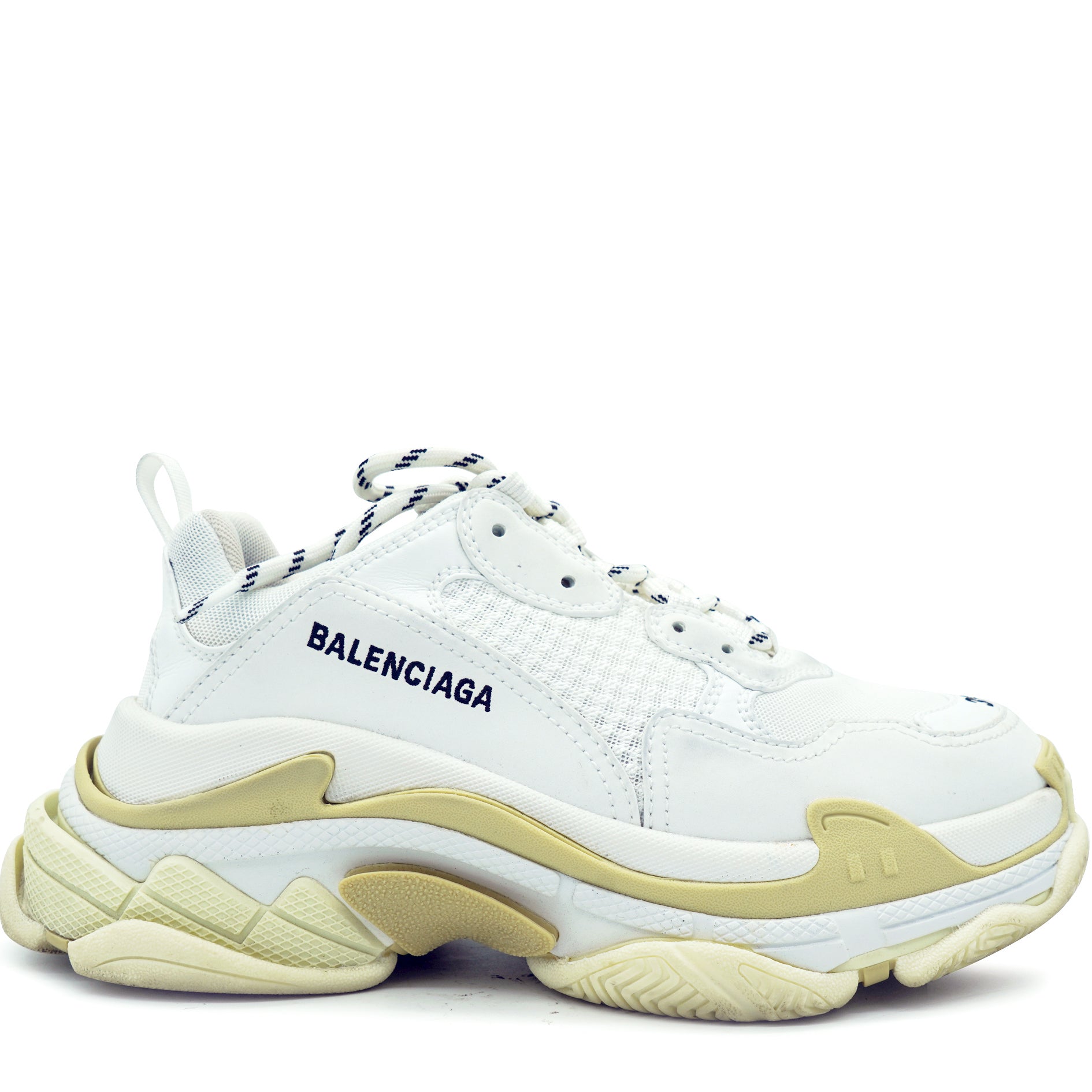 BALENCIAGA TRIPLE S CLEAR SOLE IN GREY ĐẾ TRONG SoHo Sneaker