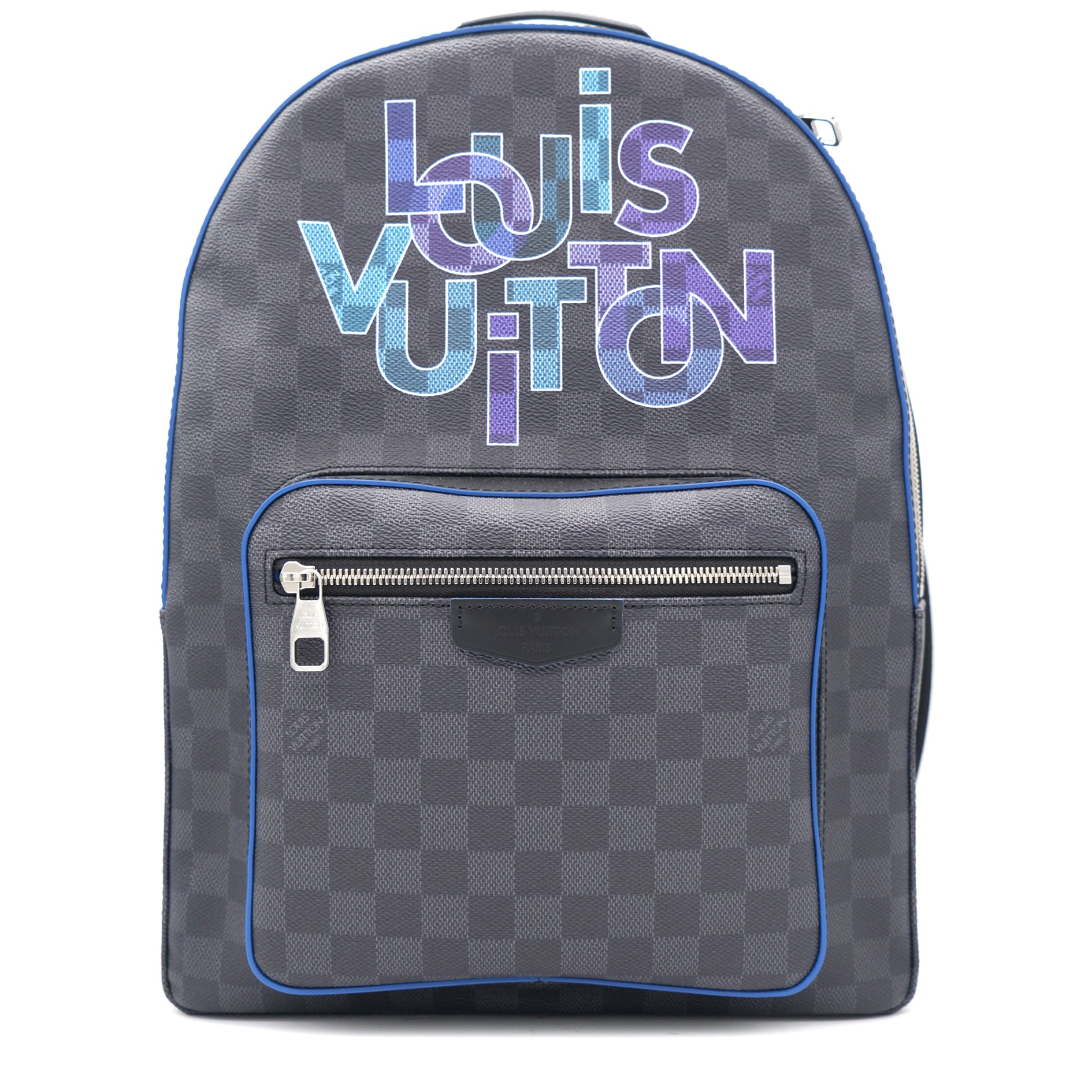 Louis Vuitton Virgil Abloh Rainbow Logo Damier Graphite Pocket