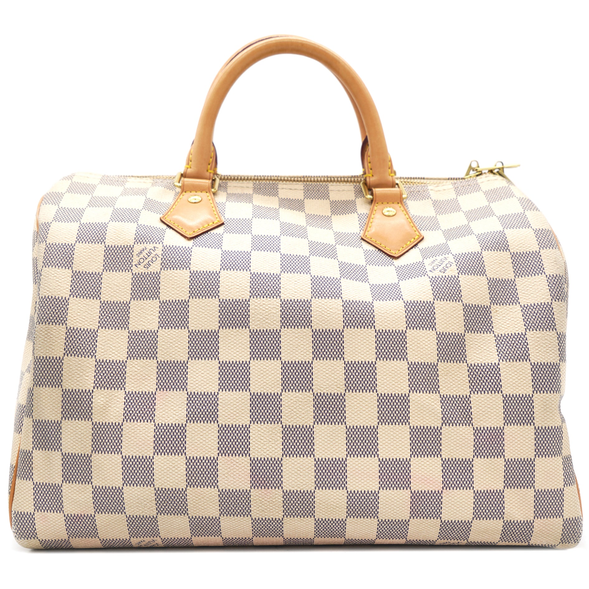 Louis Vuitton Hampstead MM N51206 Damier Azur Canvas Shoulder Tote Bag  White  eBay