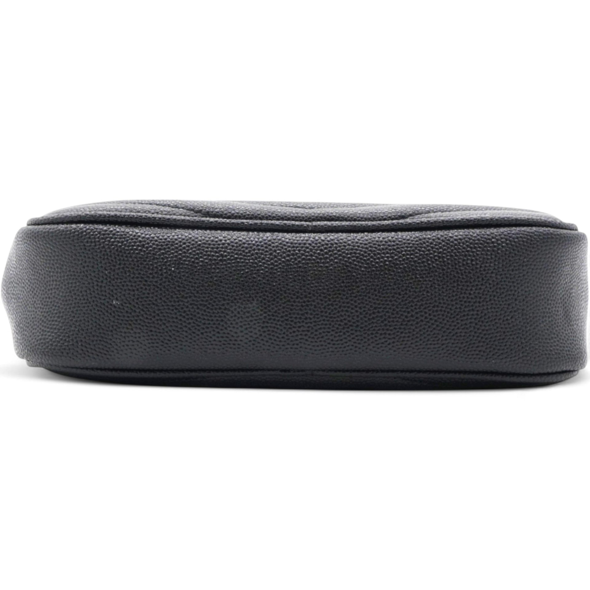 Matelasse Monogram Lou Camera Bag Black