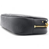 Matelasse Monogram Lou Camera Bag Black