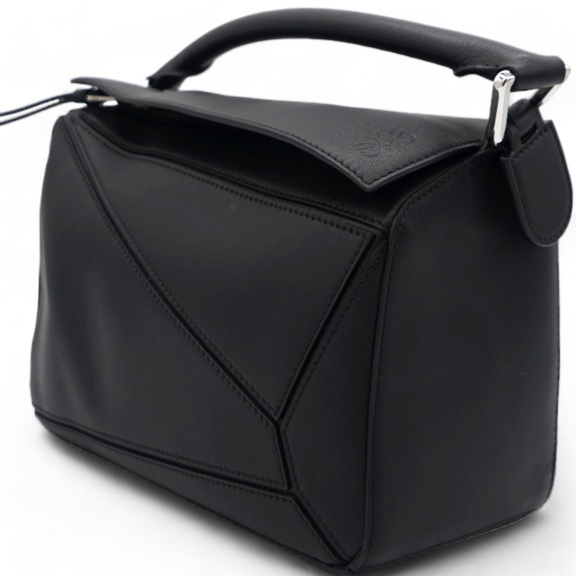 Calfskin Puzzle Bag Black