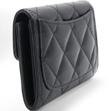 Metallic Quilted Reissue Card Holder Wallet