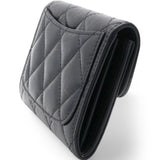 Metallic Quilted Reissue Card Holder Wallet