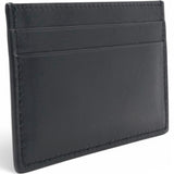 Logo-Embossed Leather Card Holder