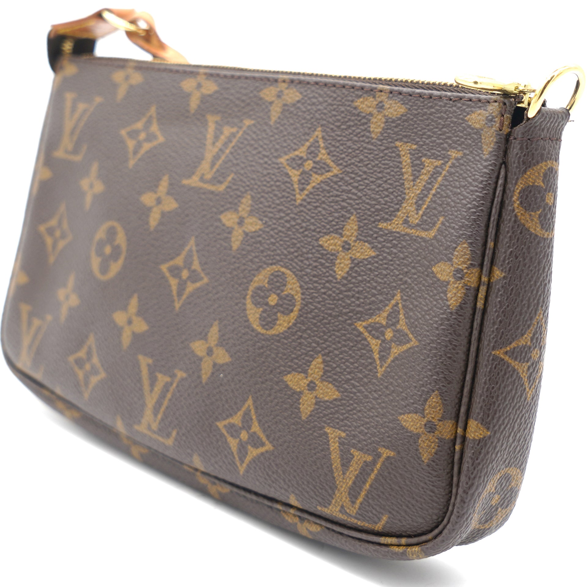Pochette accessoire fabric crossbody bag Louis Vuitton Brown in