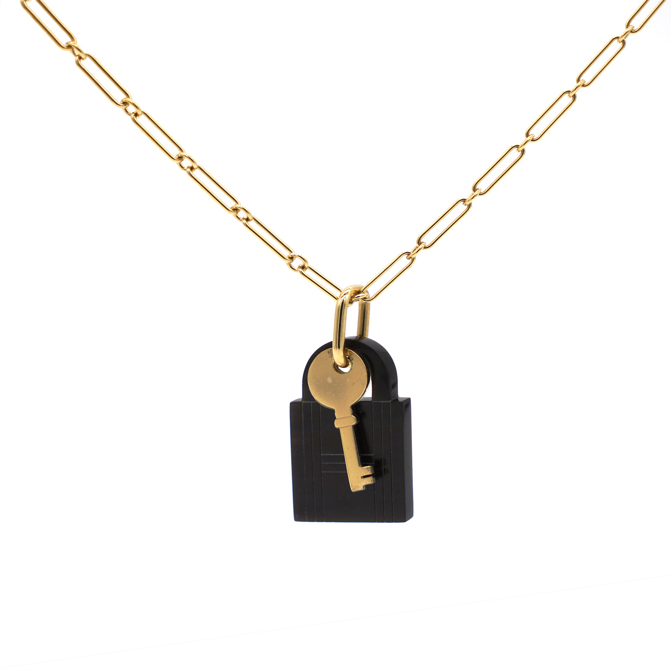 Hermes Amulette Padlock Pendant Large Model STYLISHTOP