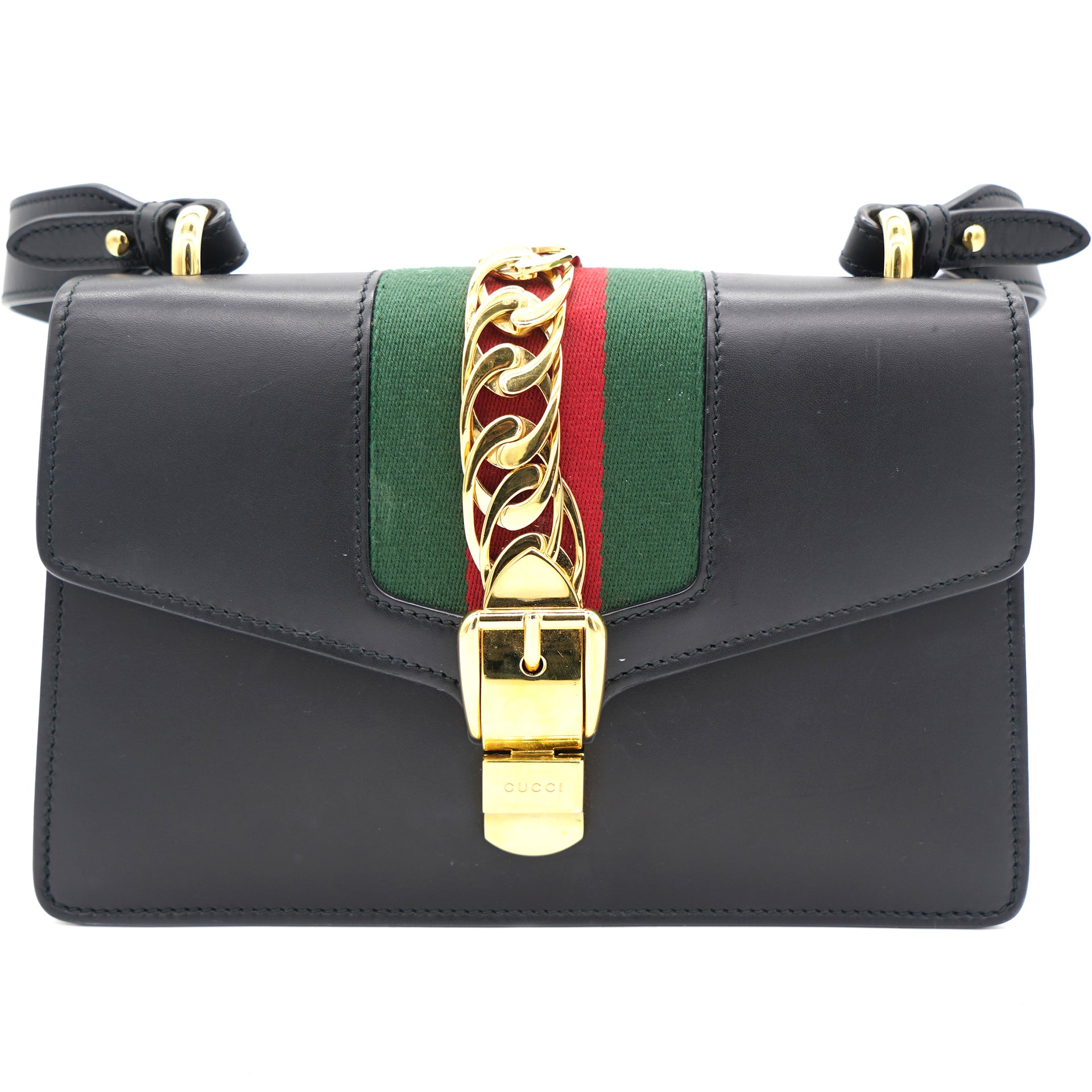 Sylvie Small Shoulder Bag Black