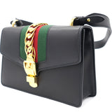 Sylvie Small Shoulder Bag Black