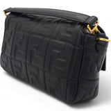 Nappa FF 1974 Embossed Baguette Black