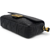 Nappa FF 1974 Embossed Baguette Black