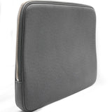 Laptop Case Grey Leather