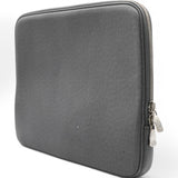 Laptop Case Grey Leather