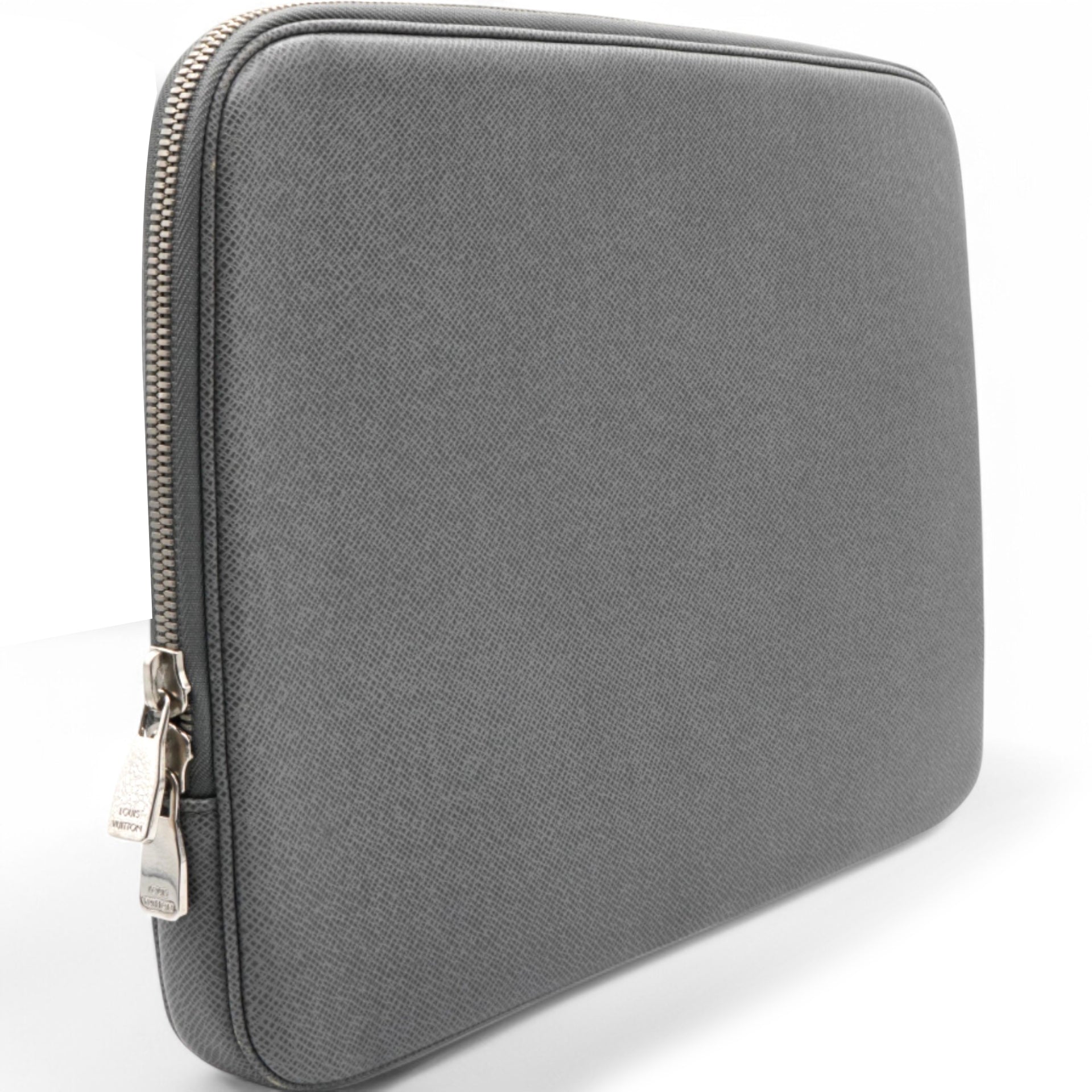 Laptop Case Grey Leather