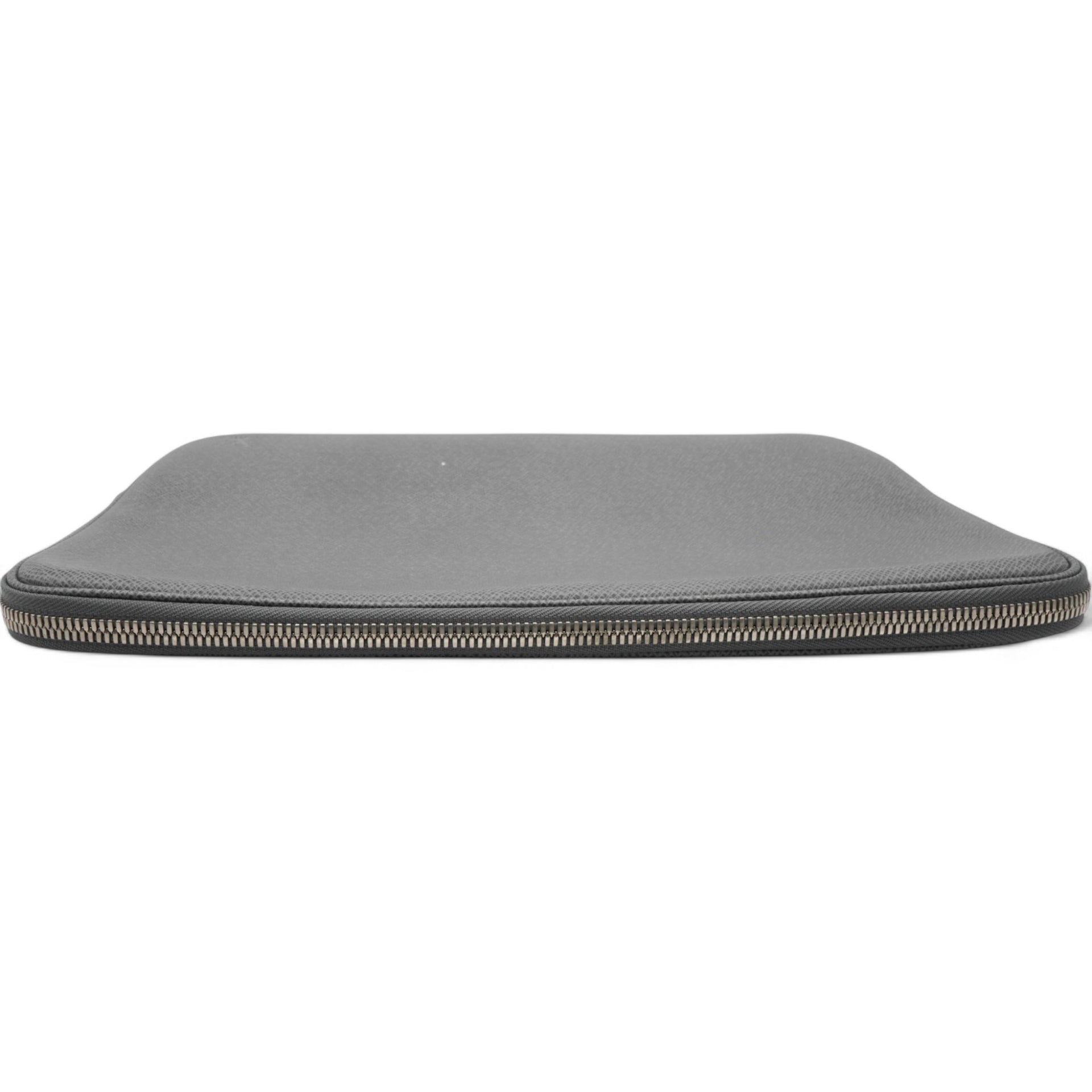 Laptop Case Grey Leather