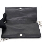 Lambskin Cannage Large Lady Dior Convertible Clutch Black