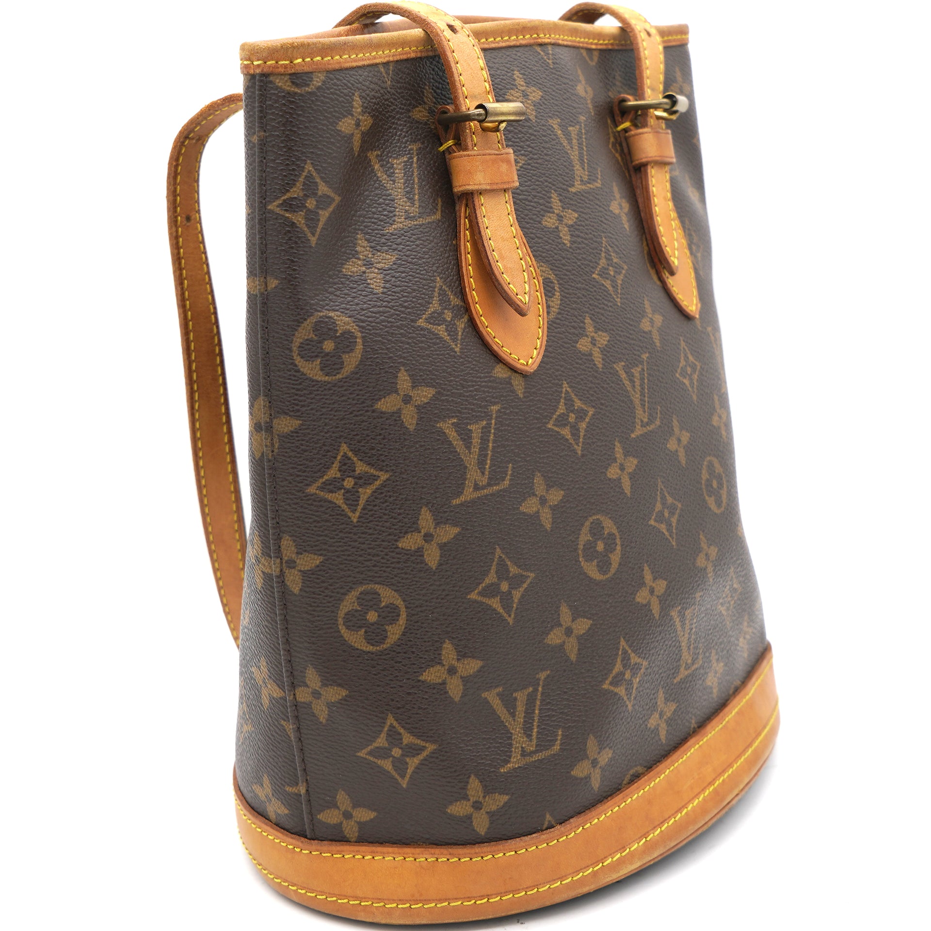 Louis Vuitton, Bags, Louis Vuitton Petite Pm Monogram Bucket Bag